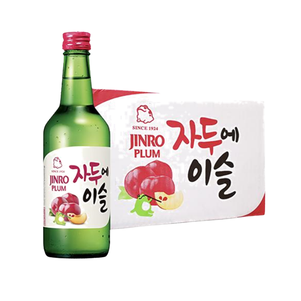 Jinro Chamisul Plum: A Hint of Sweet Elegance | 20 Bottles | 360ml | 13%