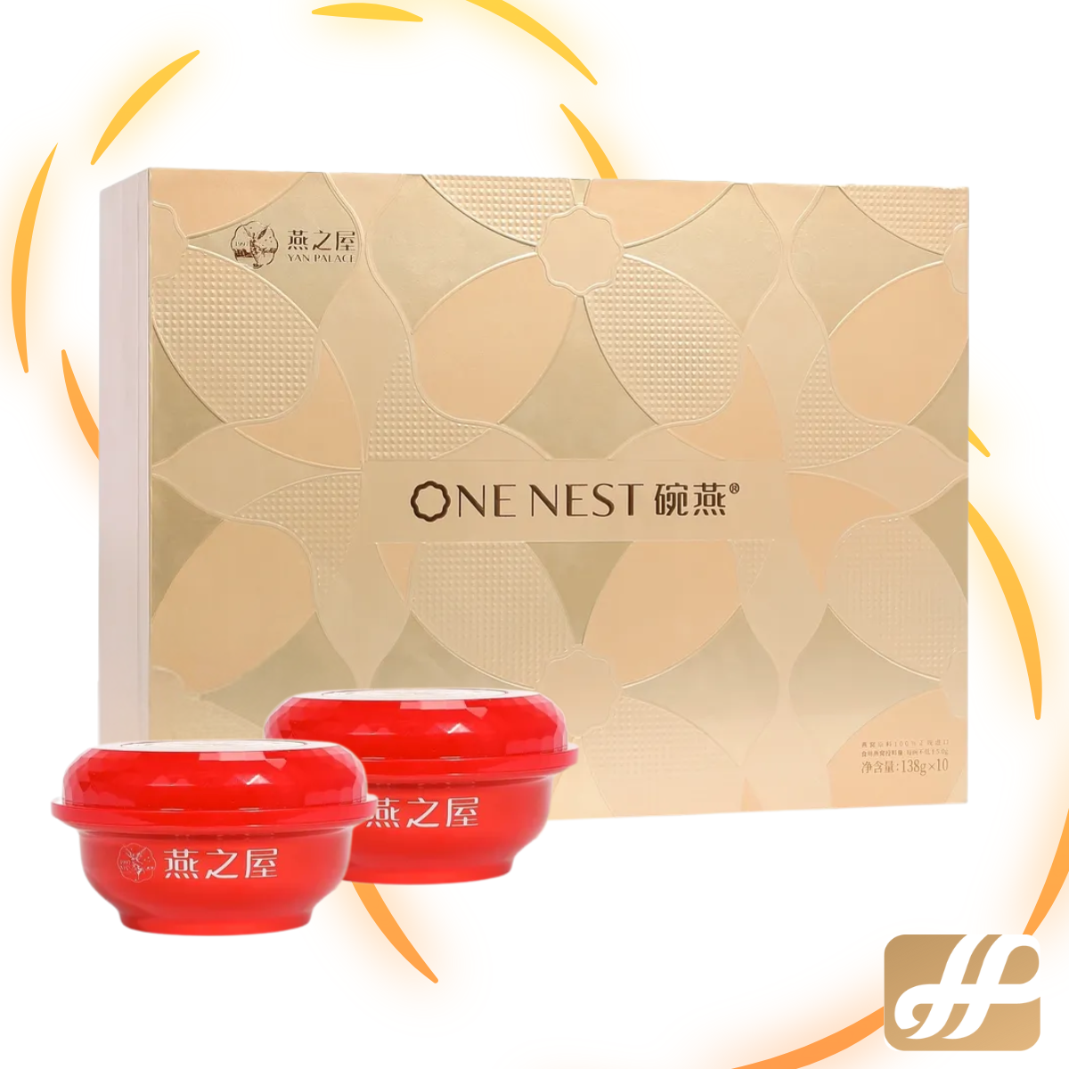 Yan Palace One Nest Velvety Bird’S Nest(Low Sugar)138G x 6
