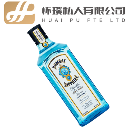 Bombay Sapphire Gin 70cl 40%: The Balanced and Aromatic Vapour-Infused Classic | 孟买蓝宝石金酒 70cl 40%：平衡芳香的经典蒸汽浸泡金酒