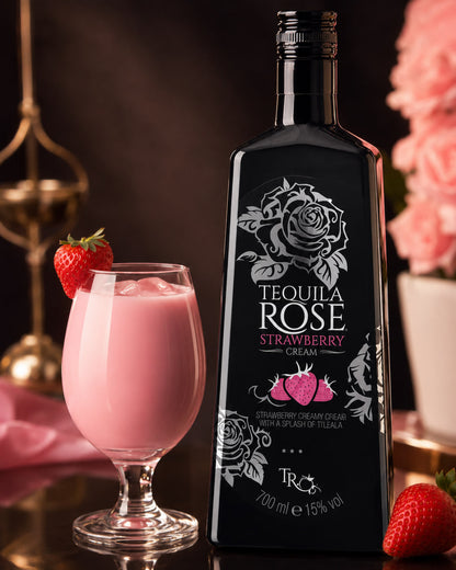 Tequila Rose Strawberry Cream 70cl 15%  : The Original Pink Temptation
