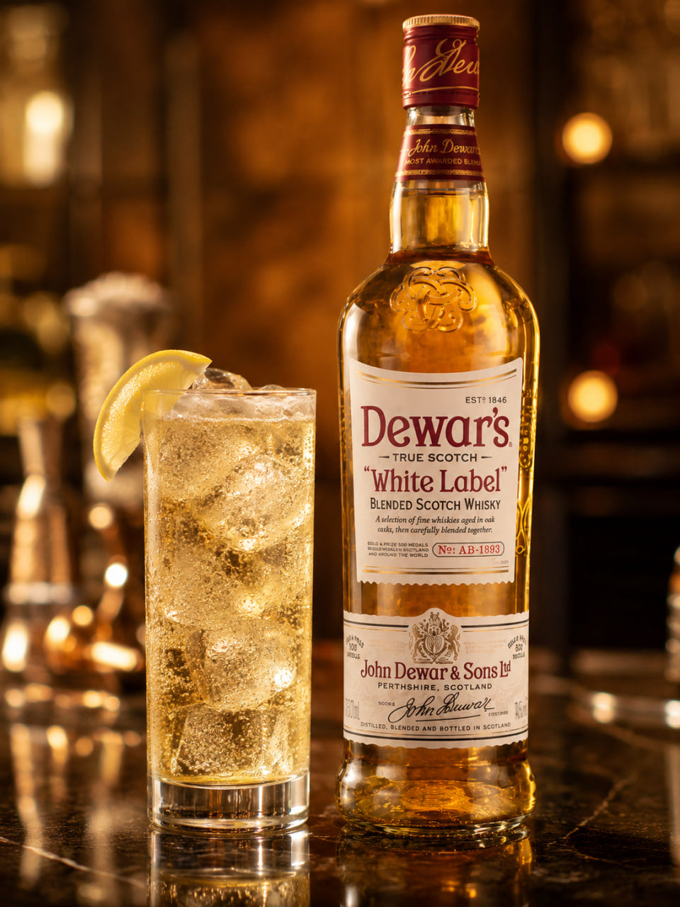 [Same Day Delivery Option] Dewar's White Label Blended Scotch Whisky 750ml | Great for Highball | Special Delivery