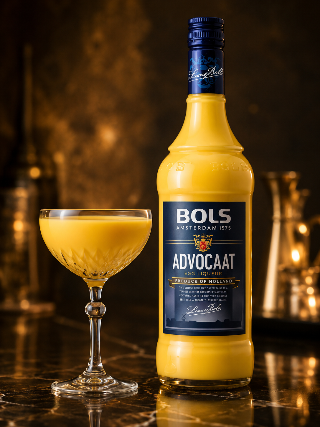 Bols Advocaat 70cl 15%: The Original Golden Dutch Egg Liqueur