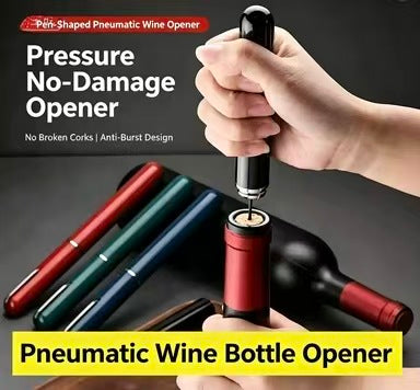 Pen‑Shape Portable Pneumatic Wine Opener | Air Pressure Wine Bottle Opener