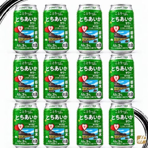[Carton Sales] Tochiaika Strawberry Sour 24Bottles