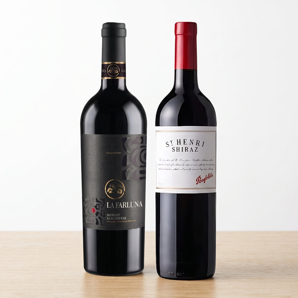 LA FARLUNA MANIFESTO ROSSO RED WINE, 750ml, 14% Vol. Buy one, get one free. Penfolds ST Henri, Shiraz, 750 ml, 14.5%.