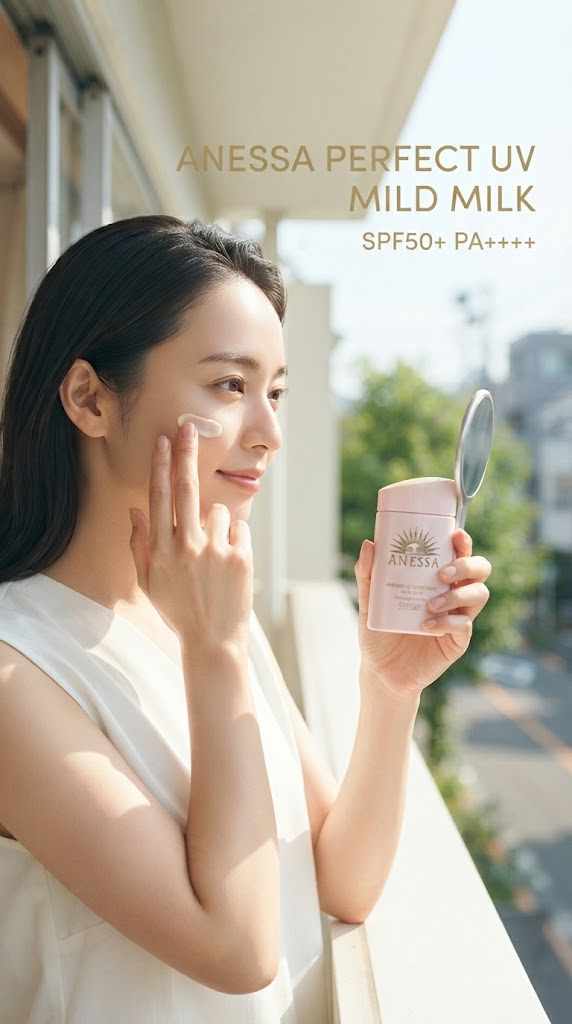 ANESSA Perfect UV Sunscreen Skincare Milk SPF50+ PA++++ 60ml