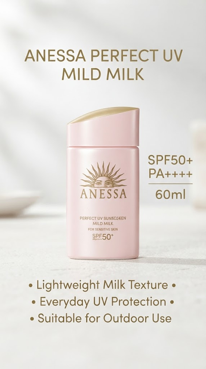 ANESSA Perfect UV Sunscreen Skincare Milk SPF50+ PA++++ 60ml