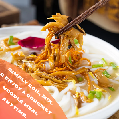 Adaciao Truffle Rice Noodles: Luxurious Aroma and Ready-to-Eat Gourmet | 阿哒俏松露米粉：奢华香气，即食美食