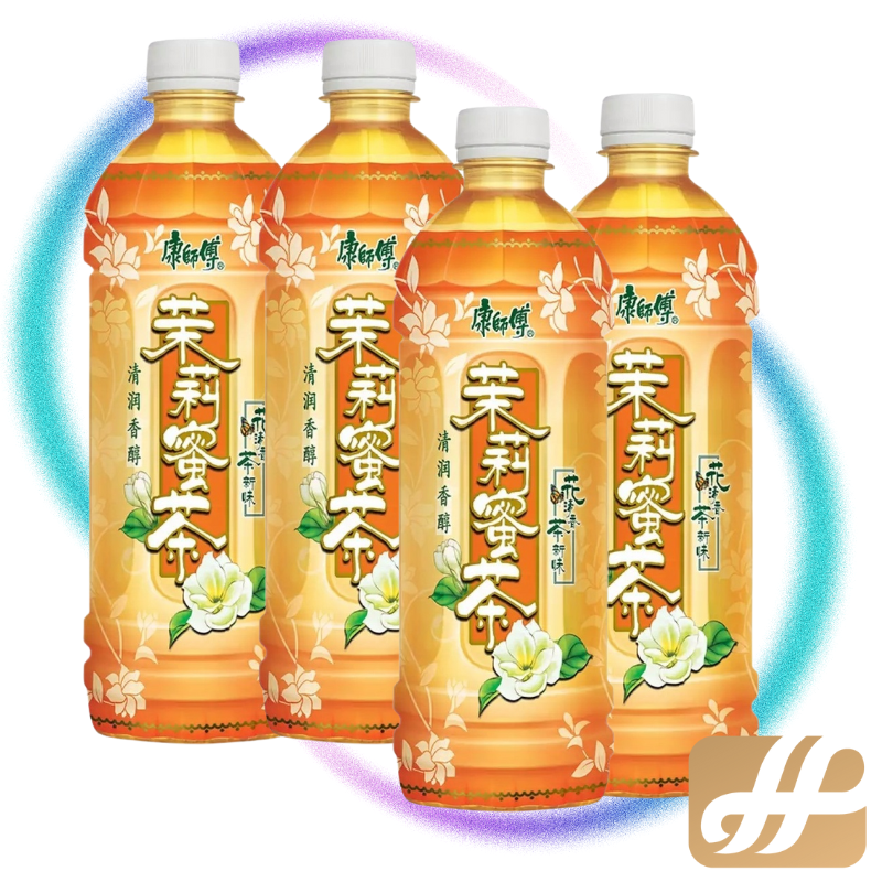 KangShiFu Master Kang Soothing Blend: Jasmine Honey Tea 500ml 4 Bottles | 康师傅茉莉蜜茶 500ml x 4瓶