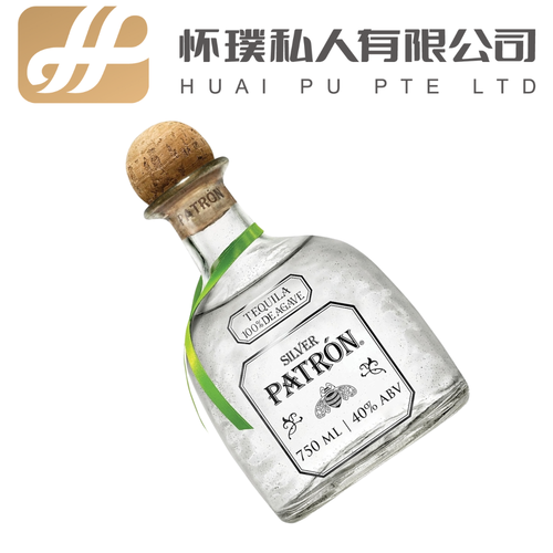 Patrón Silver Tequila 70cl 40% : The Gold Standard of Smooth Agave | 龙舌兰酒 70cl 40%：顺滑龙舌兰酒的黄金标准