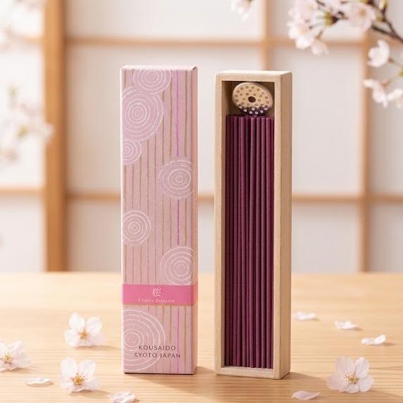 Hyakuraku-Koh  Incense Sticks (Includes Incense holder)