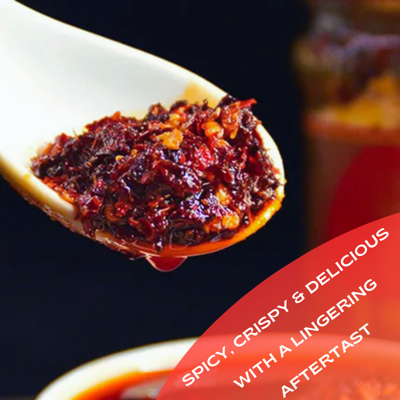Lao Gan Ma Spicy Crisp Chili Sauce: The Iconic Umami Crunch | 老干妈麻辣脆皮辣椒酱：标志性的鲜味脆感