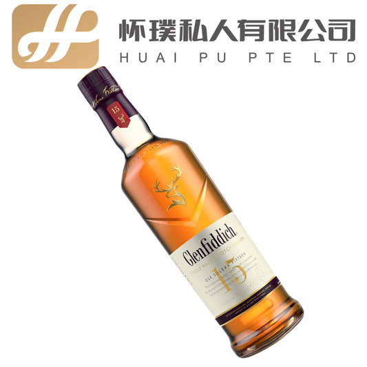 Glenfiddich 15 Year Old Single Malt 70cl 40%: The Solera Vat's Spicy and Honeyed Treasure | 格兰菲迪15年单一麦芽威士忌 70cl 40%：索莱拉桶的辛香蜂蜜宝藏