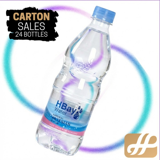HBay Water 500ml x 24 Bottle| Natural Artesian Water from New Zealand | 100% Pure & Refreshing |