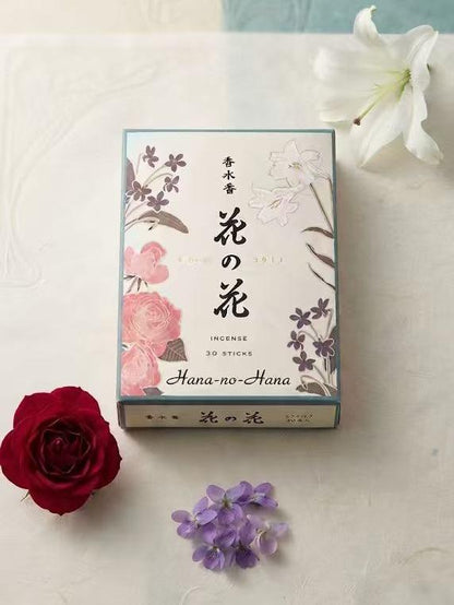 Nippon Kodo Hana no Hana Three Fragrances Incense Sticks 30 Sticks