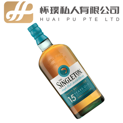 Singleton of Dufftown 15 Years 70cl 40%: The Effortlessly Smooth and Balanced Speyside Malt | 达夫镇单一麦芽威士忌 15 年 70cl 40%：口感顺滑平衡的斯佩塞麦芽威士忌