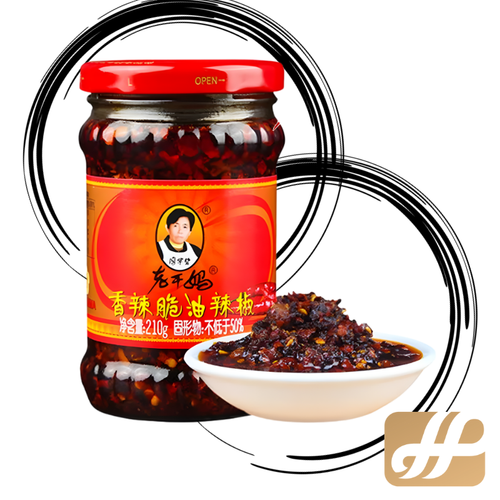 Lao Gan Ma Spicy Crisp Chili Sauce: The Iconic Umami Crunch | 老干妈麻辣脆皮辣椒酱：标志性的鲜味脆感