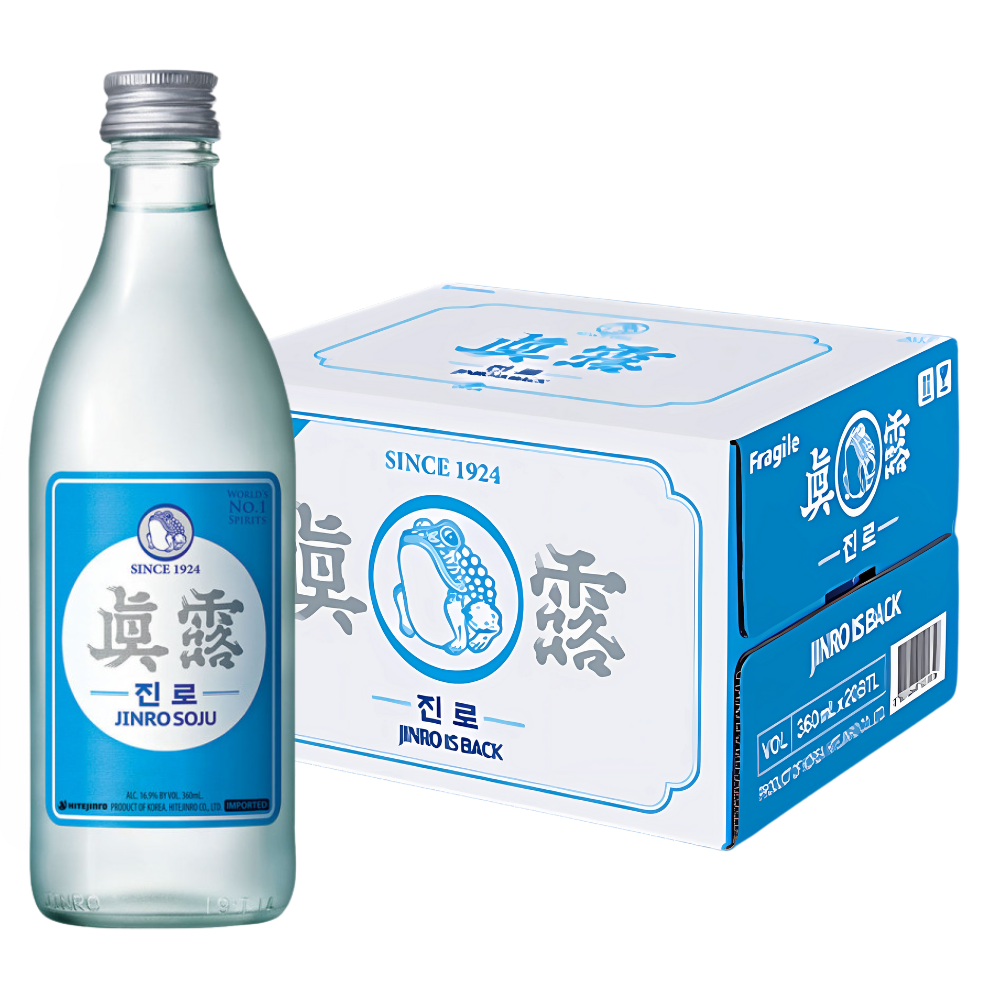 Jinro Is Back: The Original, Reimagined | 20 Bottles | 360ml | 16.9%