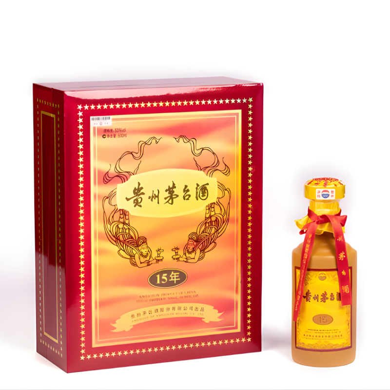 Kweichow Moutai 15 Year Old 500ml 53%: The Deeply Aged Elixir of Time and Tradition | 贵州茅台15年 500毫升 53%：时间与传统的深层陈酿佳酿