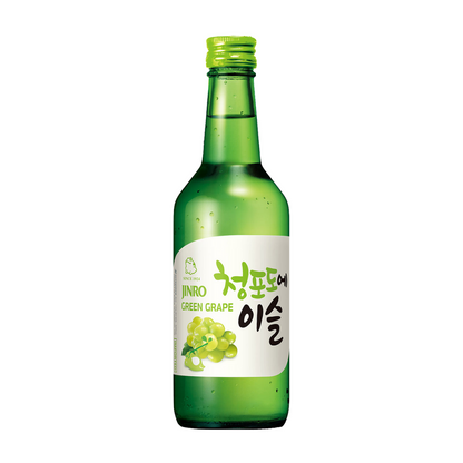 Jinro Chamisul Green Grape: The Taste of Sweet Refreshment, 20 Bottles, 360ml, 13.0% | 真露青葡萄：清甜爽口，20瓶，360毫升，酒精度13.0%