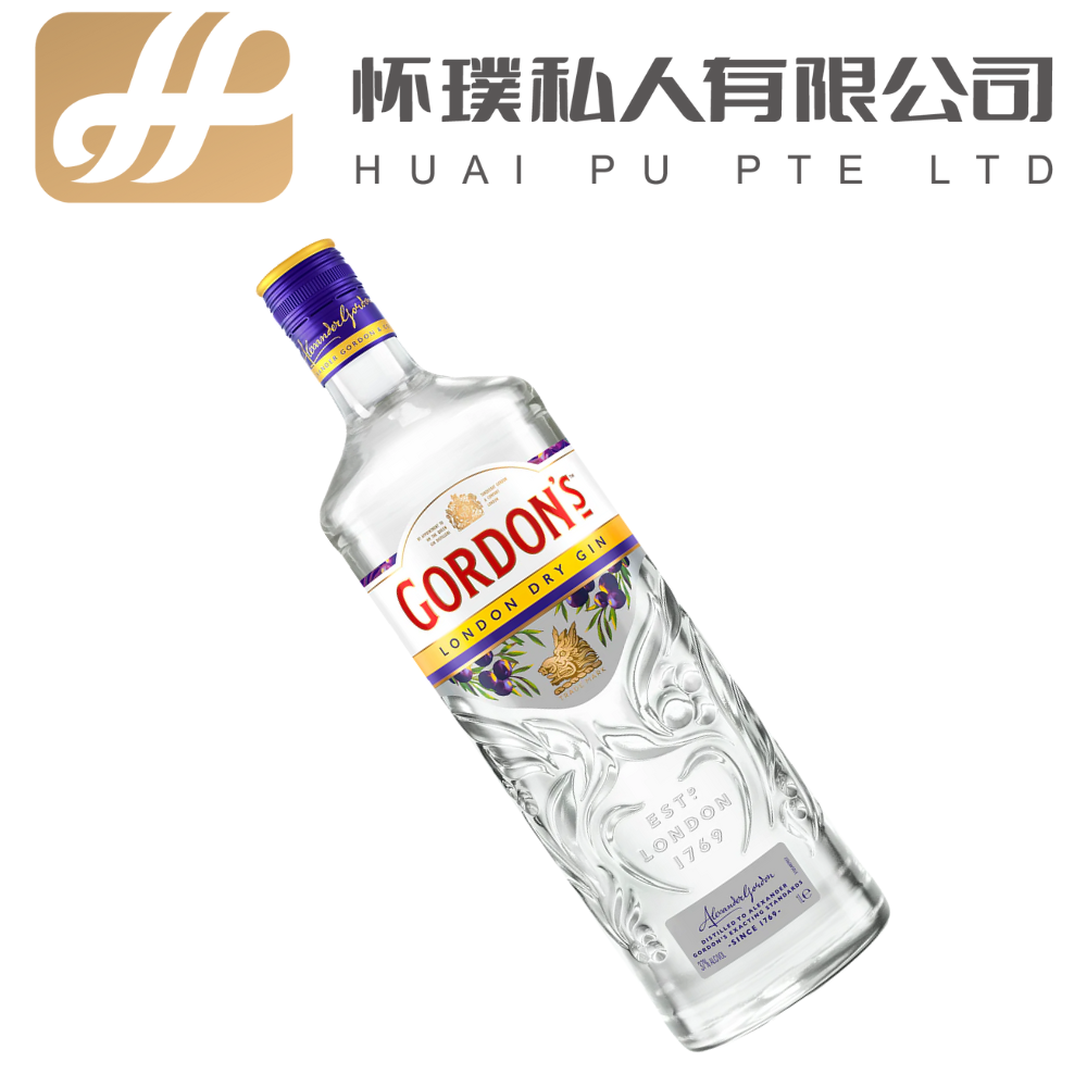 Gordon's London Dry Gin 70cl 37.5% : The World's Favourite Gin | 戈登伦敦干金酒 70cl 37.5%：全球最受欢迎的金酒
