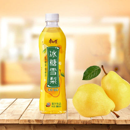 KangShifu Master Kang Sweetest Sip: Rock Sugar Pear Drink 500ml (15 Bottles): The Warm, Soothing, and Sweet Fruit Nectar | 康师傅：冰糖雪梨 500ml（15瓶）：温暖、舒缓、香甜的水果花蜜
