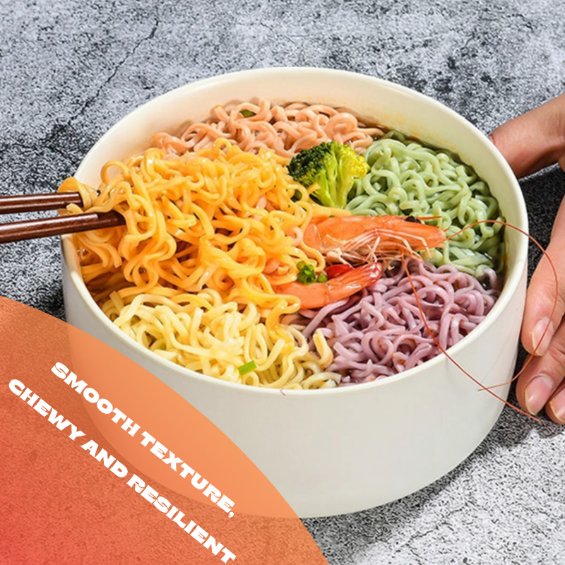 Veggie Delight Instant Noodles: Colourful, Convenient, and Non-Fried, Single Package, 15 Package per Box.