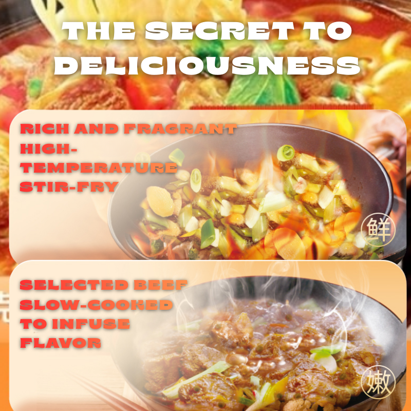 KangShiFu Spicy Beef Noodles 104G x 30 Package (Full Carton): The Iconic Chinese Instant Noodle Staple | 康师傅香辣牛肉面（整箱）：经典中式方便面