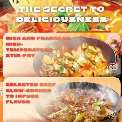 KangShiFu Spicy Beef Noodles 104G x 30 Package (Full Carton): The Iconic Chinese Instant Noodle Staple | 康师傅香辣牛肉面（整箱）：经典中式方便面