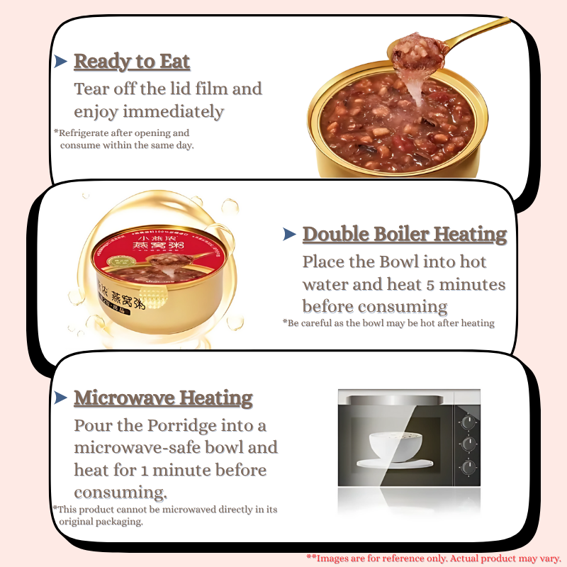 Yan Palace Five Red Nourishing Bird’s Nest Porridge 252g x 6 / Box Ready2Eat Bird' Nest Porridge