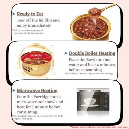 Yan Palace Five Red Nourishing Bird’s Nest Porridge 252g x 6 / Box Ready2Eat Bird' Nest Porridge