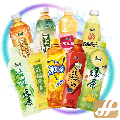 KangShiFu Master Kang Beverages: Your Go-To for Refreshment | Mix & Match you Flavour's | 康师傅康氏饮料：您的清爽之选 | 随心搭配您喜欢的口味