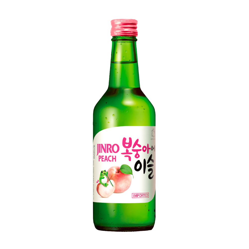 Jinro Chamisul Peach: The Taste of Summery Sweetness | 20 Bottles | 360ml | 13%