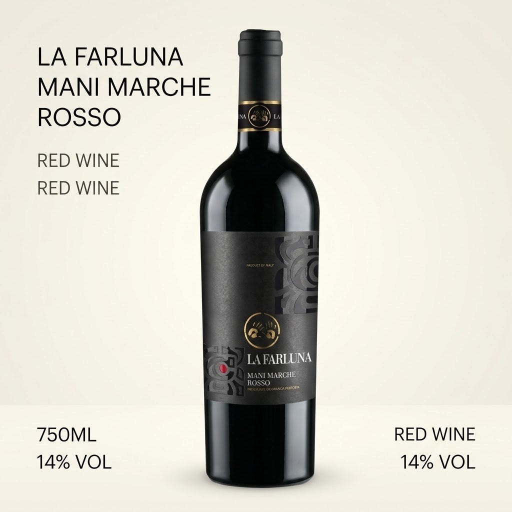 LA FARLUNA MANI MARCHE ROSSO RED WINE  750ML14%Vo1