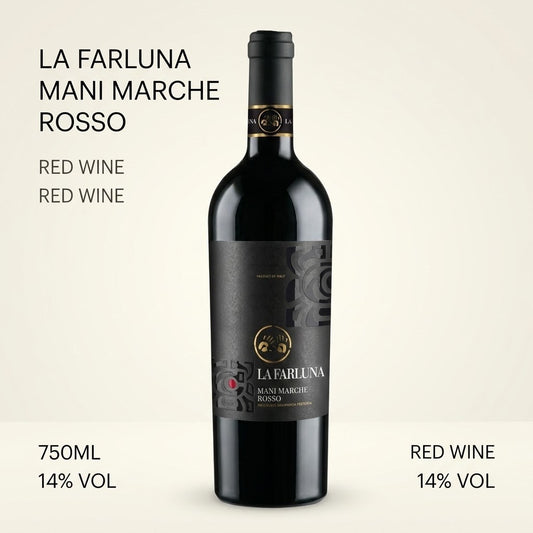 LA FARLUNA MANI MARCHE ROSSO RED WINE  750ML14%Vo1