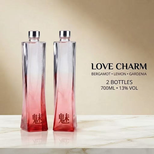 [TWIN PACK]LOVE CHARM BERGAMOT LEMON GARDENIA FLAVOURED ALCOHOL BEVERAGE 700ML 13% Vol