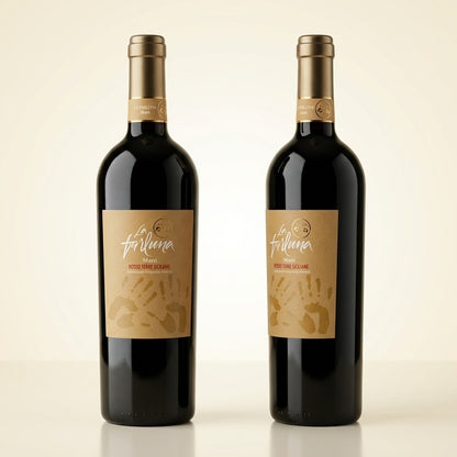 [TWIN PACK] LA FARLUNA MANI ROSSO TERRE SICILIANE  750ML 14%Vol  | Bundle of 2 Promotion |