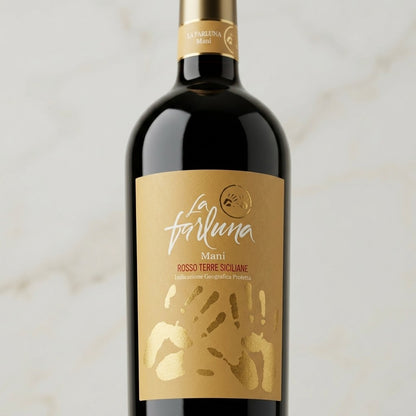 [TWIN PACK] LA FARLUNA MANI ROSSO TERRE SICILIANE  750ML 14%Vol  | Bundle of 2 Promotion |