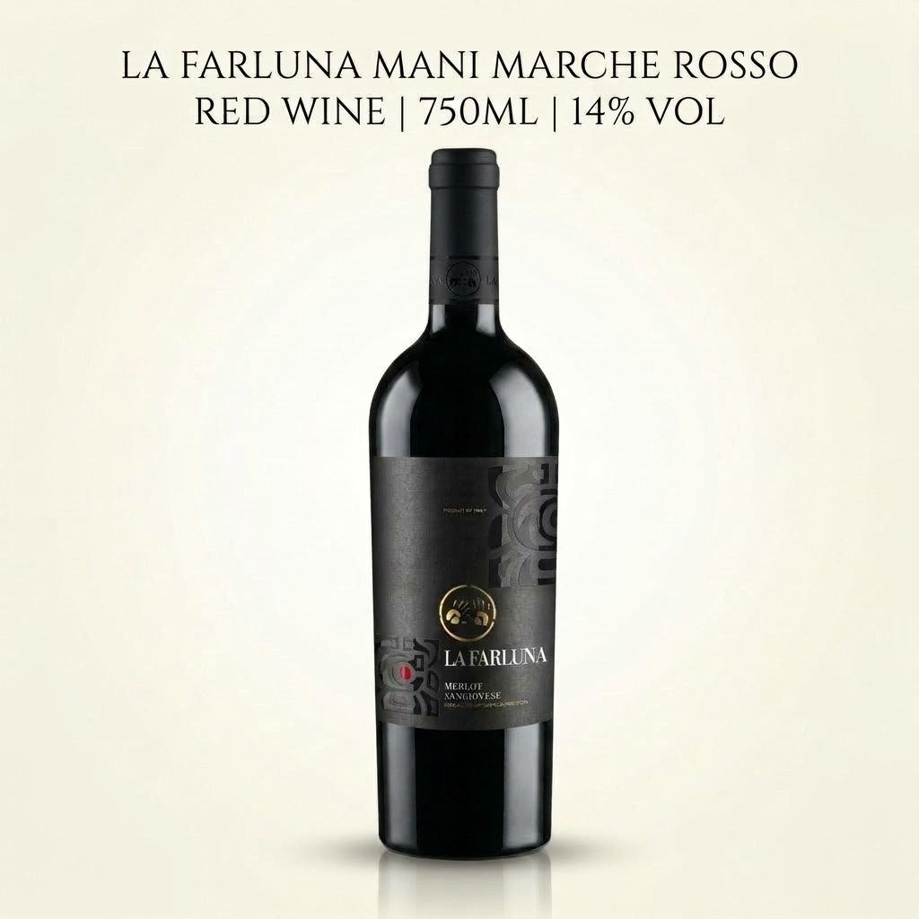 LA FARLUNA MANI MARCHE ROSSO RED WINE  750ML14%Vo1