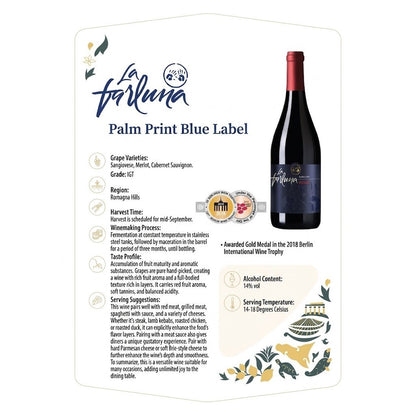 LA FARLUNA MANI RUBICONE ROSSO 750ML 14%Vol