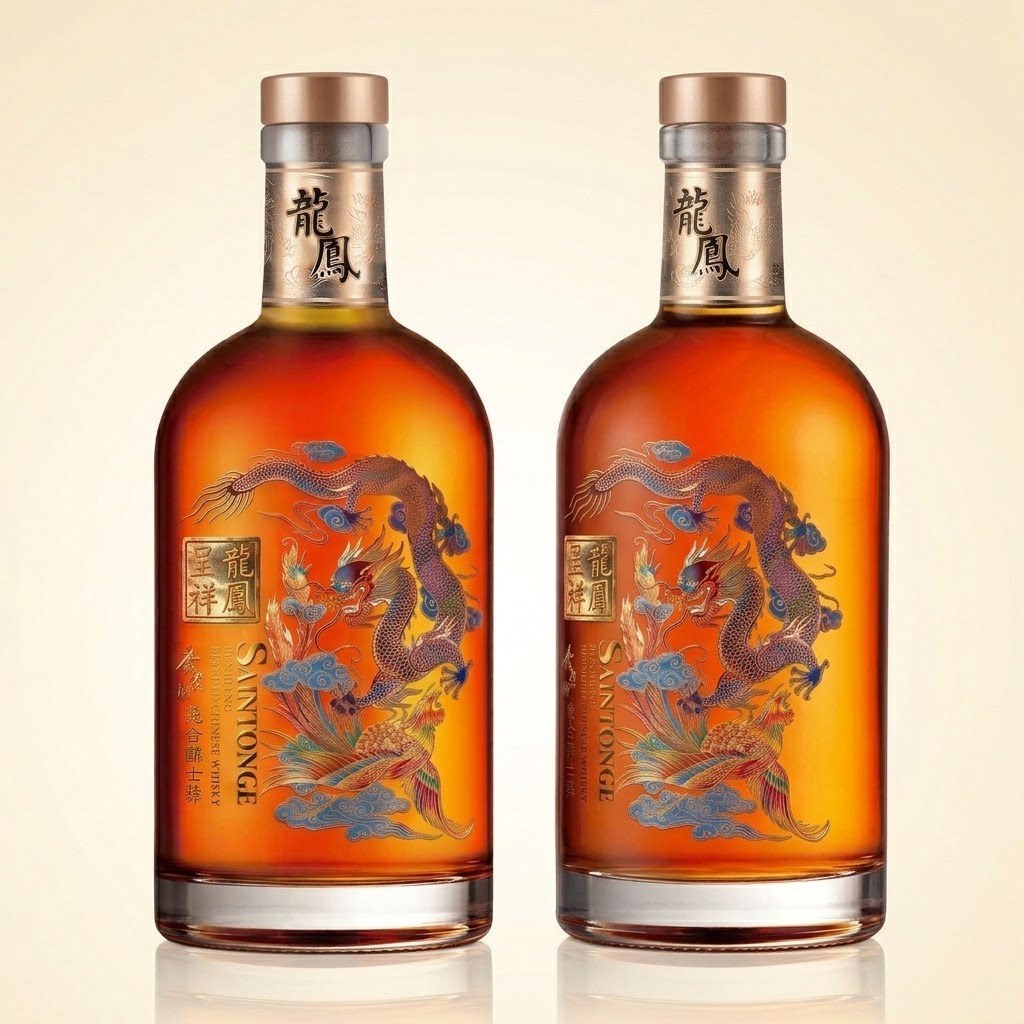 [6 Bottles ] SAINTONGE LONGFENG BLENDED CHINESE WHISKY 700ML 40%vVol