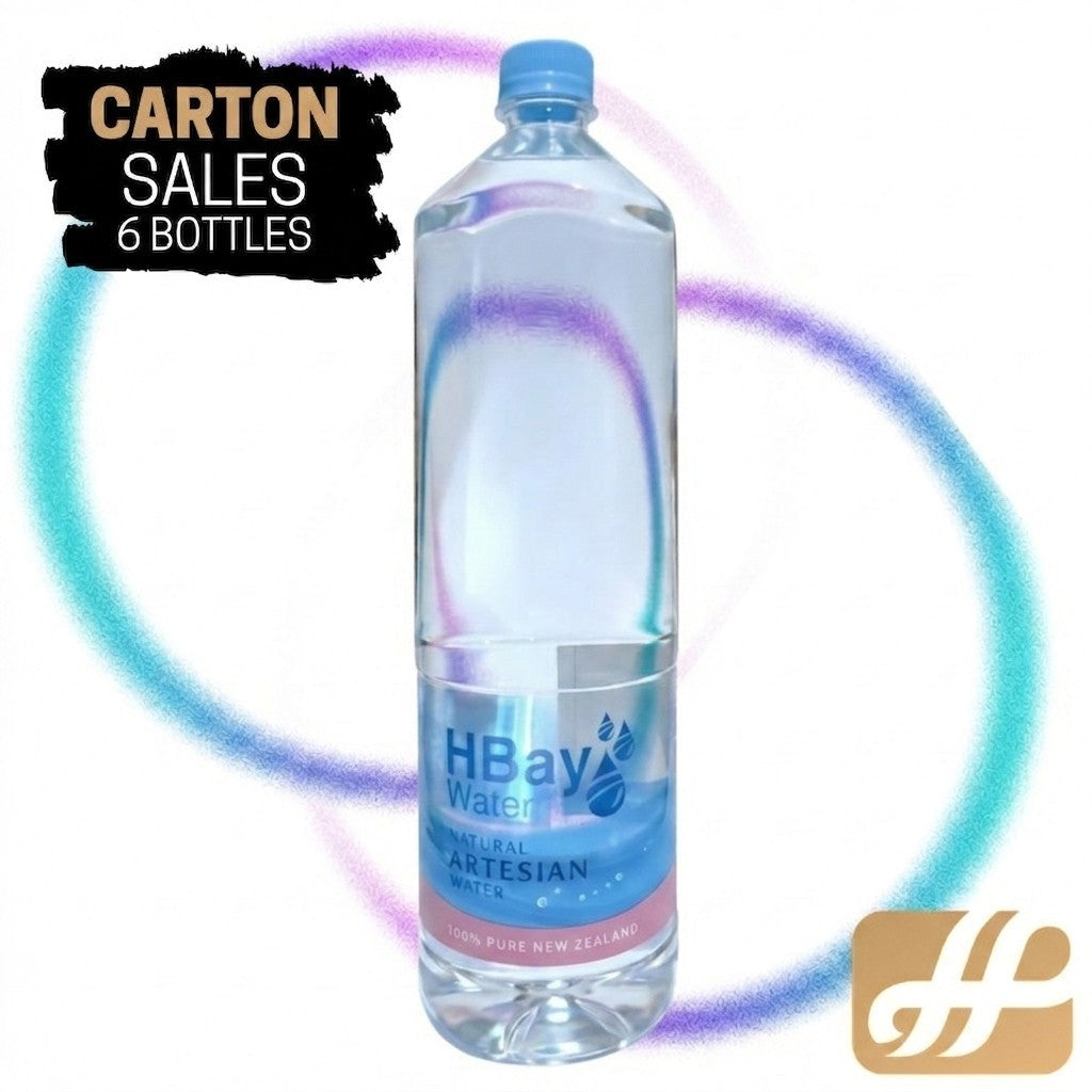 HBay Pure New Zealand Artesian Water 1.5L x 12 Bottle| Natural Artesian Water from New Zealand | 100% Pure & Refreshing