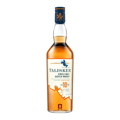 Talisker 10 Years 70cl 45.8% : Rugged Peat, Pepper, and Coastal Spice