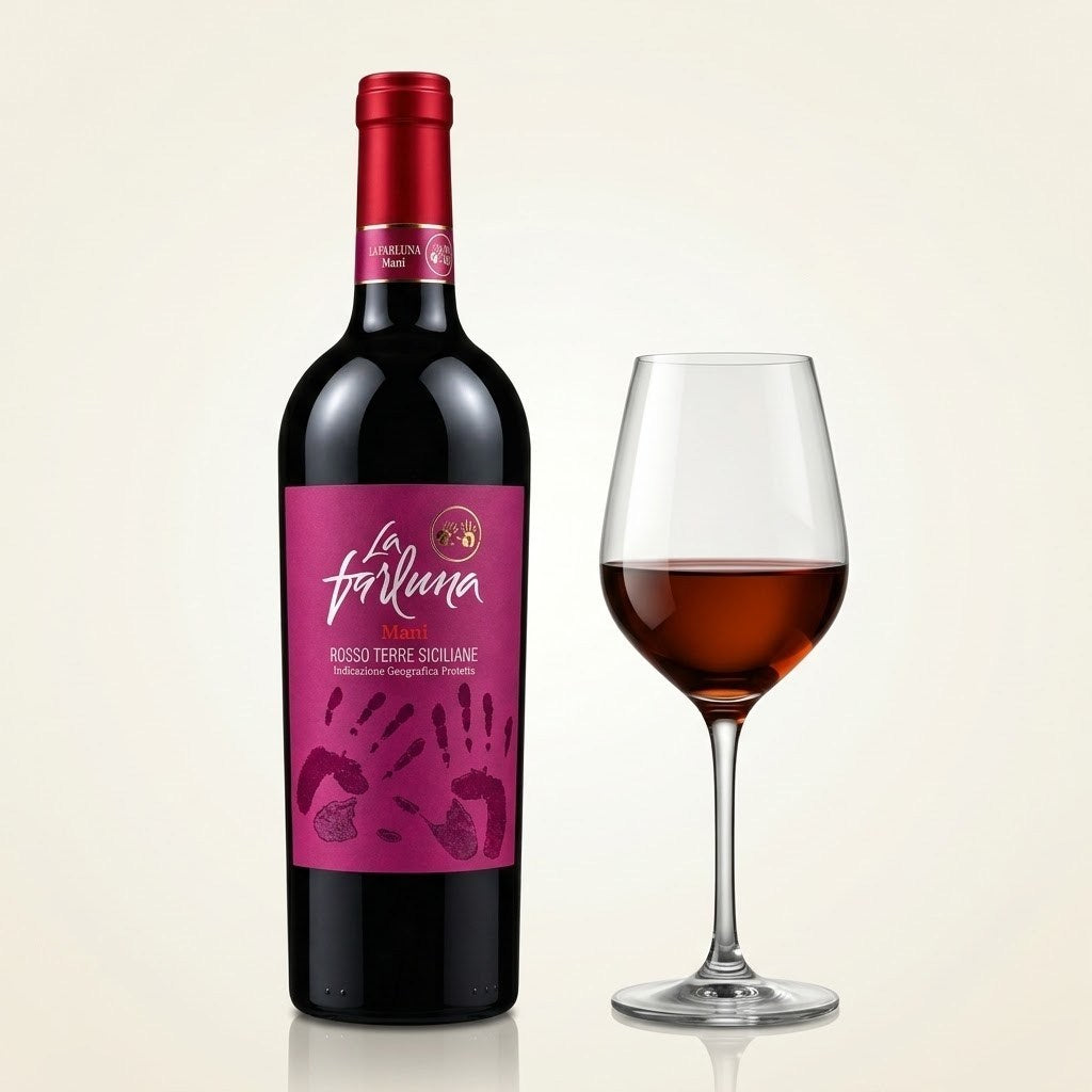 LA FARLUNA MANI ROSSO TERRE SICILIANE 750ML 12.5%Vol