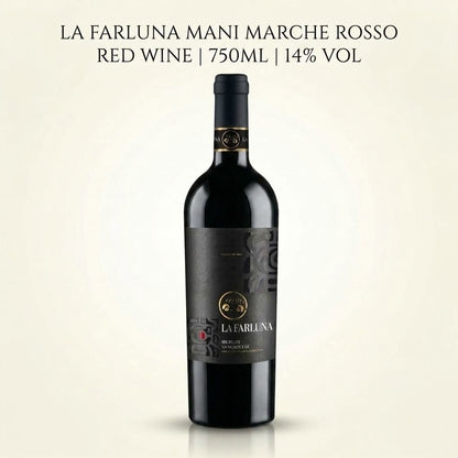 [Carton Sales]  LA FARLUNA MANI MARCHE ROSSO RED WINE  750ML 14%Vol 6 Bottles