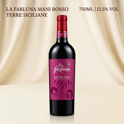 LA FARLUNA MANI ROSSO TERRE SICILIANE 750ML 12.5%Vol