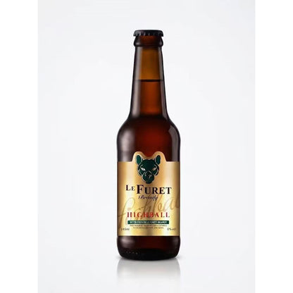 [12 Bottles ]LE FURET BRANDY HIGHBALL BOTTLE 245ML 6%Vol