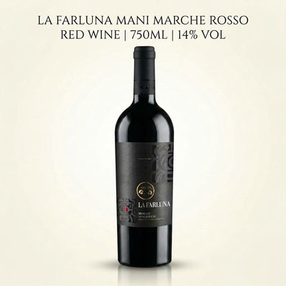 [TWIN PACK] LA FARLUNA MANI MARCHE ROSSO RED WINE  750ML 14%Vol    | Bundle of 2 Promotion |