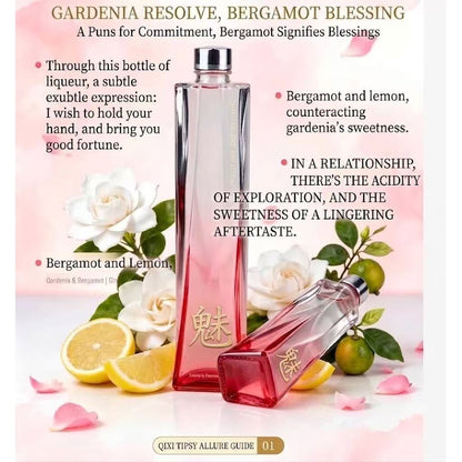 [6 Bottles ]LOVE CHARM BERGAMOT LEMON GARDENIA FLAVOURED ALCOHOL BEVERAGE 700ML 13% Vol