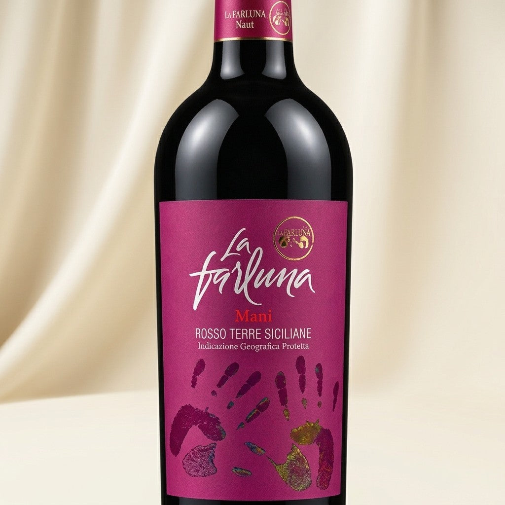 [TWIN PACK]LA FARLUNA MANI ROSSO TERRE SICILIANE 750ML 12.5%Vol | Bundle of 2 Promotion |